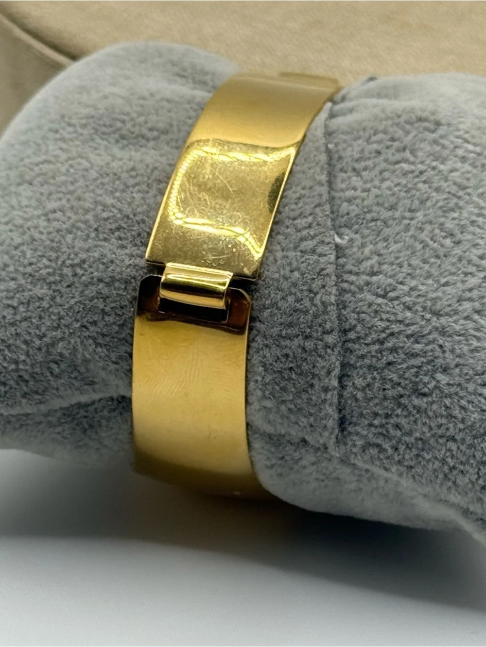 Vintage Anne Klein Gold-Tone Women’s Bangle Watch - Gold/Black